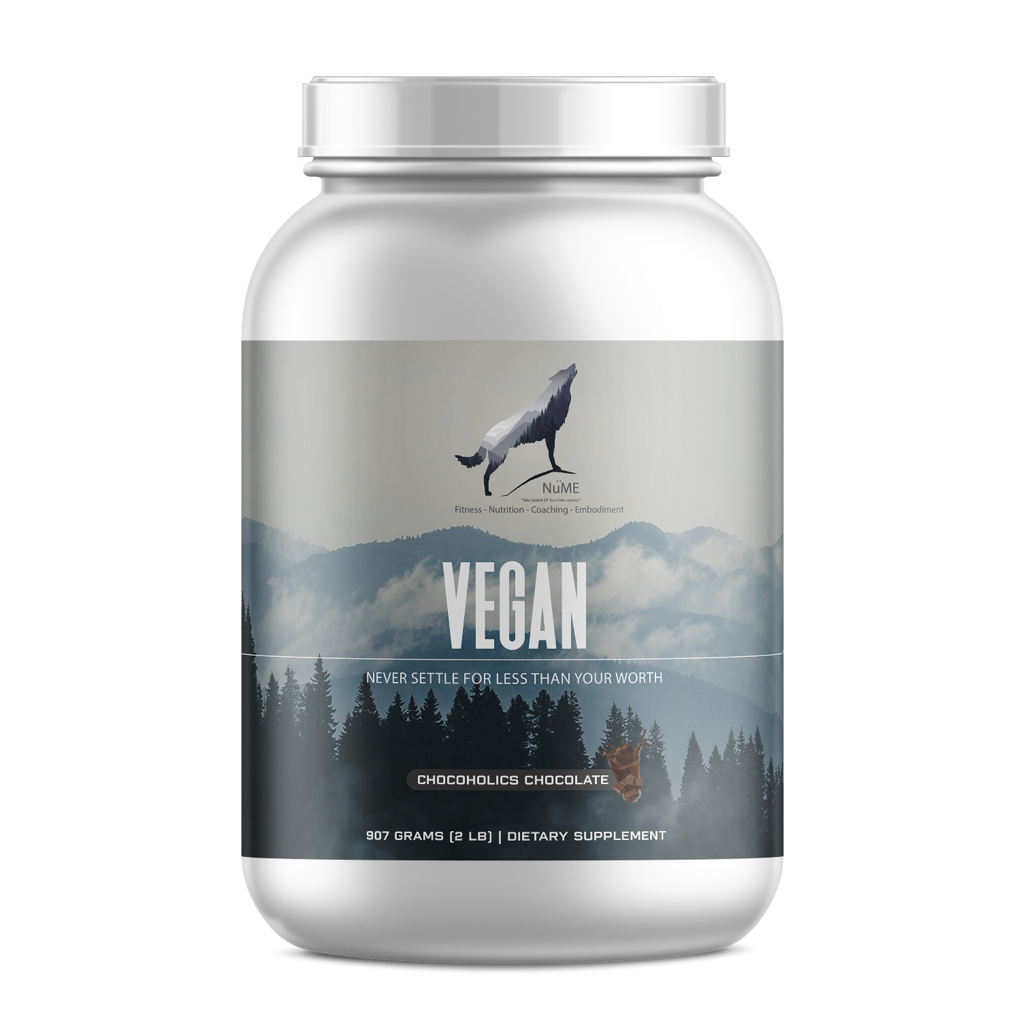 2lb Vegan Protein Chocolate – 28 servings