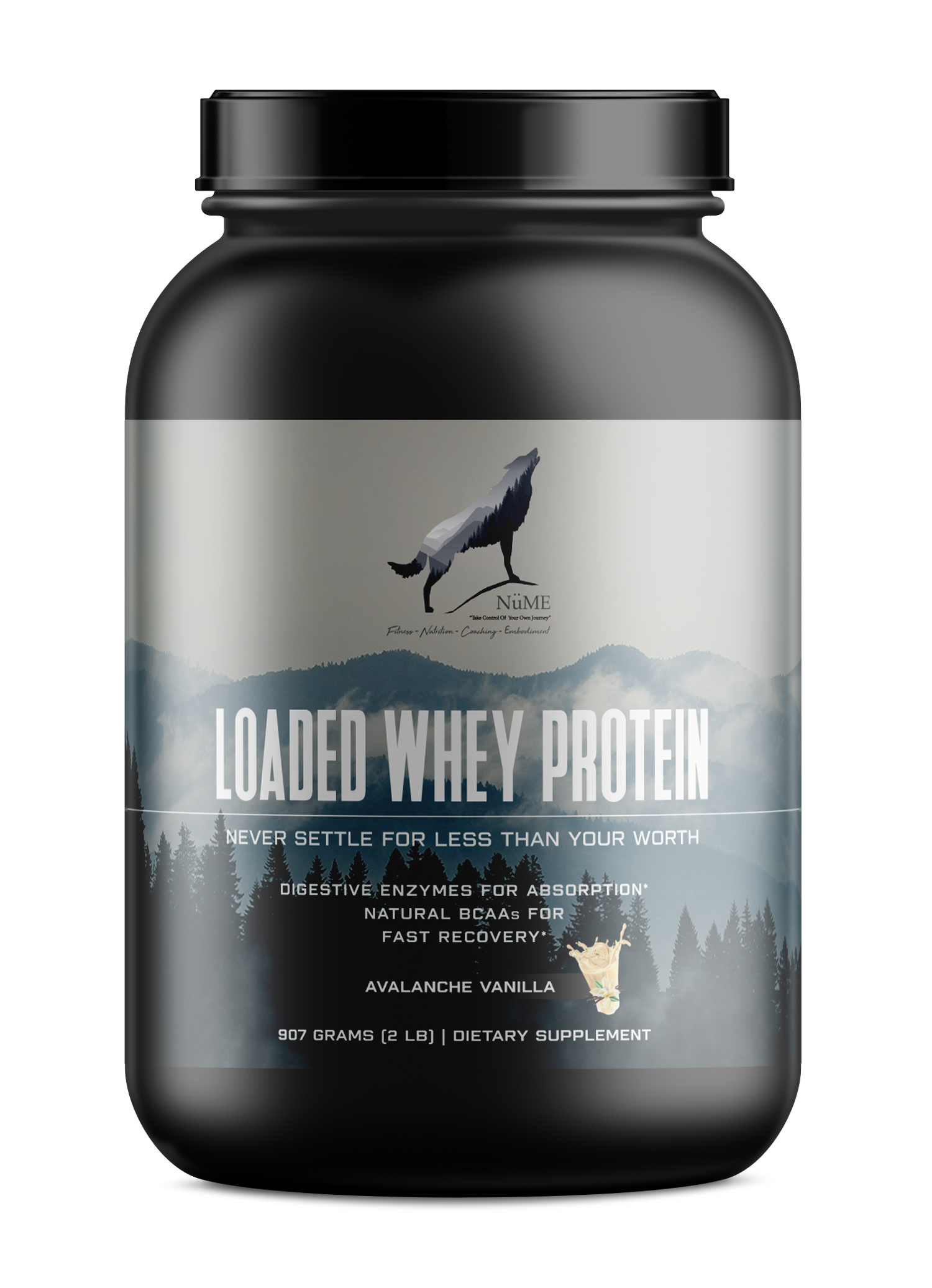 Loaded Whey Protein Avalanche Vanilla 2LB NuME Supplements Loaded Whey Protein Avalanche Vanilla 2LB NuME Supplements