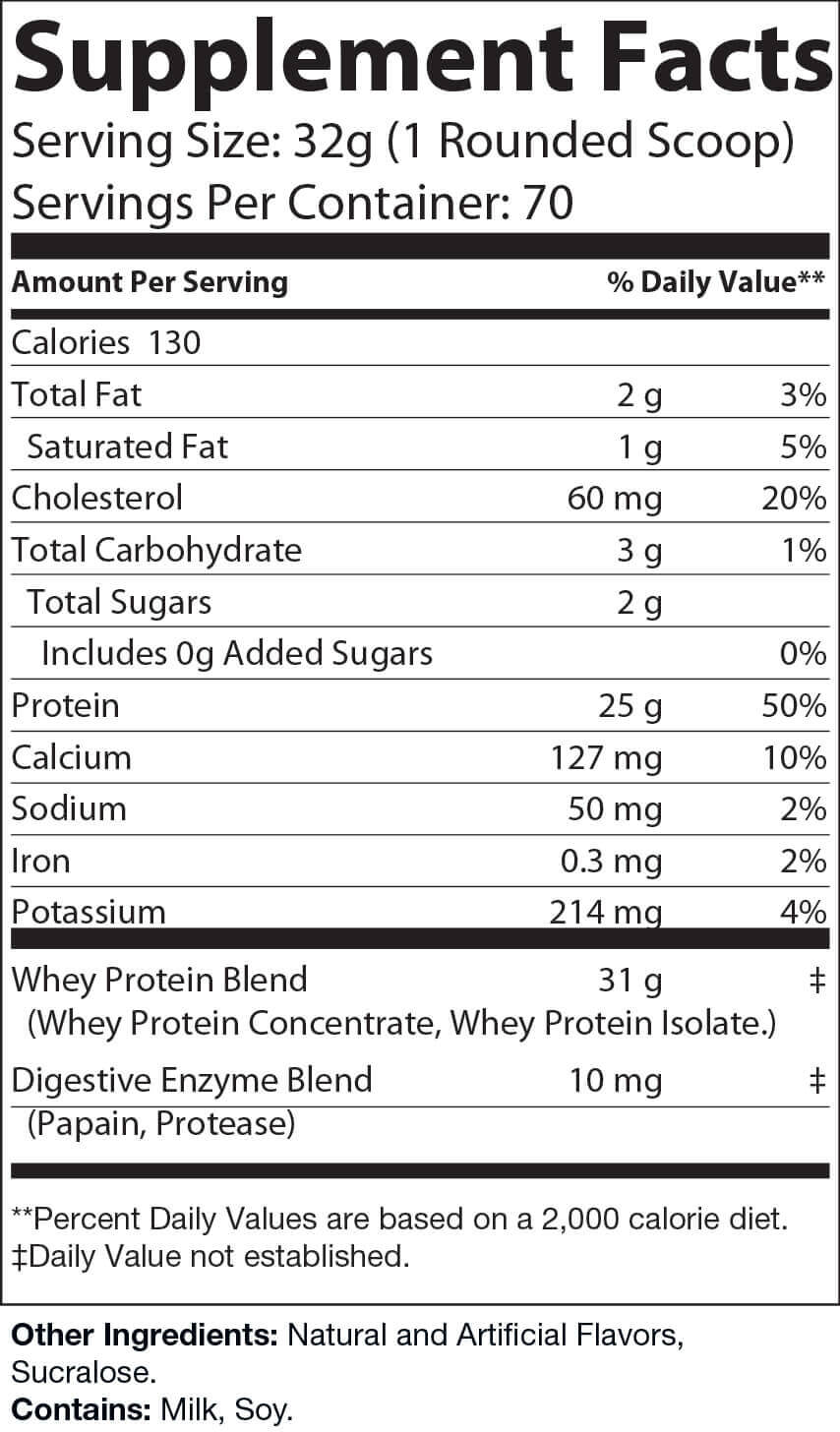 5lb Loaded Whey Protein Vanilla – 70 servings