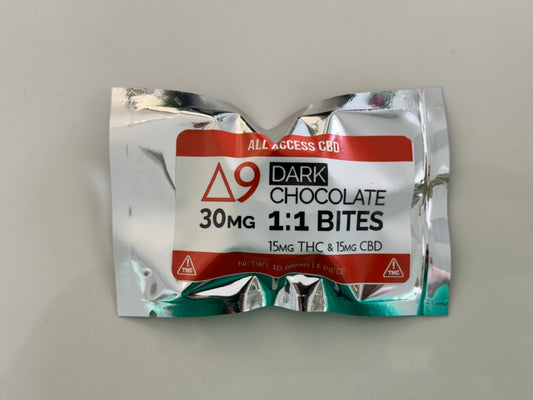 Delta 9/CBD Dark Chocolate Bites 15mg