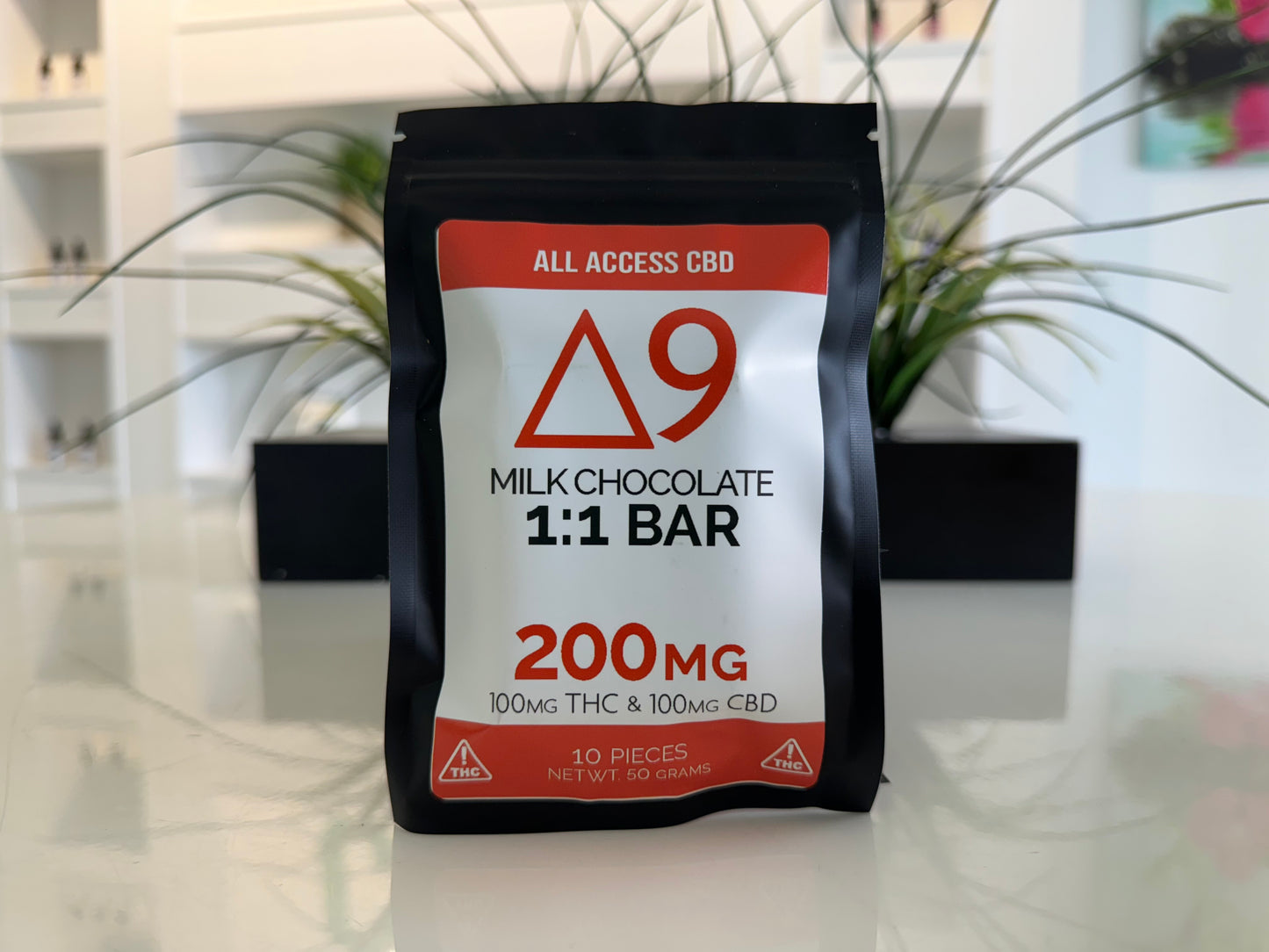 Delta 9/CBD Milk Chocolate Bar 200mg