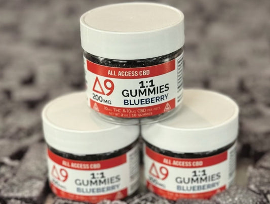 Delta 9/CBD Gummies Blueberry200mg