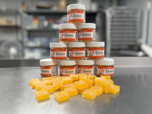 Delta 9/CBD Gummies Sour Tangerine 200mg