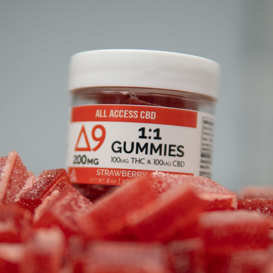 Delta 9/CBD Gummies Strawberry 200mg